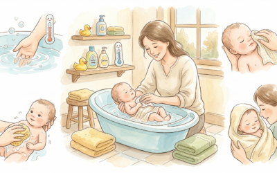 ¿Cómo bañar a tu bebé recién nacido? Guía de baño paso a paso